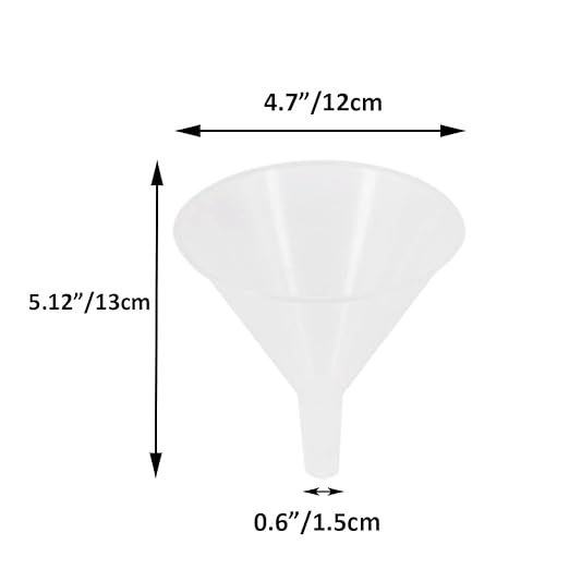 8 Pack Multi-Purpose Plastic Funnels with Long Reaching Spout (4.7”) for Water Bottle, Easy and Smooth Content Transfer by ZMYBCPACK - Image 2