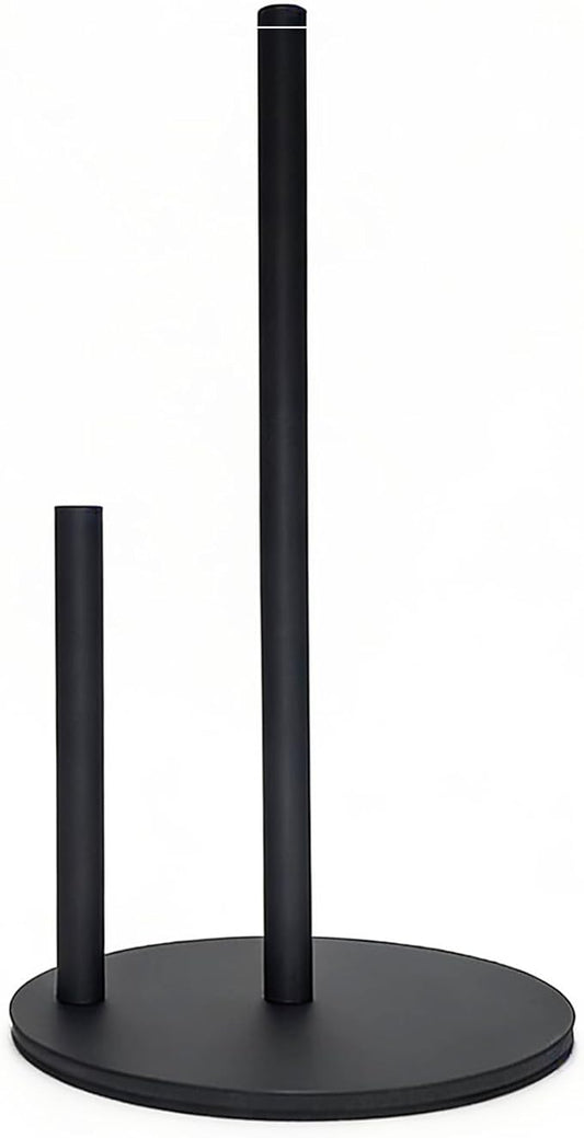 Paper Towel Holder,Stainless Steel Paper Towel Holder Countertop for Kitchen，Black by Unknown