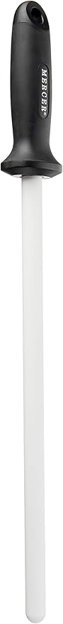 Mercer Culinary Ceramic Rod Knife Honing Steel, 12 Inch