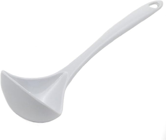 Chef Craft Basic Melamine Cooking Ladle, 10.5 Inch, White by ChefCraft