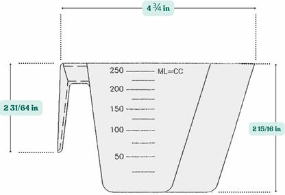 1 Cup (8 Oz. | 250 mL) Scoop for Coffee, Protein Powder, Pet Food, Spices, Grains and Dry Goods – Plastic Food-Grade, BPA-Free Measuring Cup (Pack of 10) - Image 2