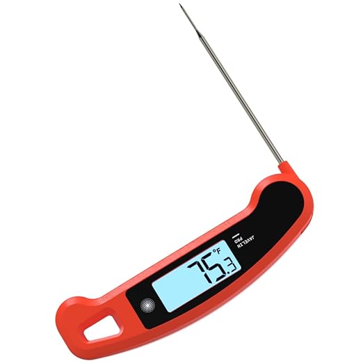 Lavatools Javelin® PRO Classic Ultra-Fast 2-Second Professional Digital Instant Read Meat Thermometer for Grill and Cooking, Auto-Rotating Backlit Display, IP65 Water Resistant, NSF Certified – Sambal - Image 2