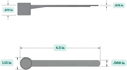 13 mL (13 CC) Long Handle Plastic Measuring Spoon for Coffee, Protein Powder, Pet Food, Spices, Grains, Dry Goods – Food-Grade BPA-Free (Pack of 100) - Image 2