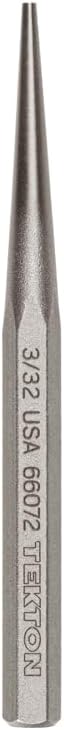 TEKTON 3/32 Inch Solid Punch | 66072 | Made in USA