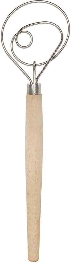 Mrs. Anderson's Baking Dough Whisk, Single-Loop, 12 Inch, 18/8 Stainless Steel, For Gently Mixing Doughs, Batters, And Bread Mixes