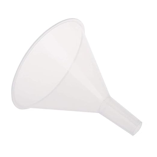 DEDC 4 Pack Clear Plastic Filter Funnel, Small Oil Funnels for Filling Bottles, Liquid Transfer Funnel for Kitchen, Laboratory, Garage, Car, 5.9 inch Dia Mouth - Image 2
