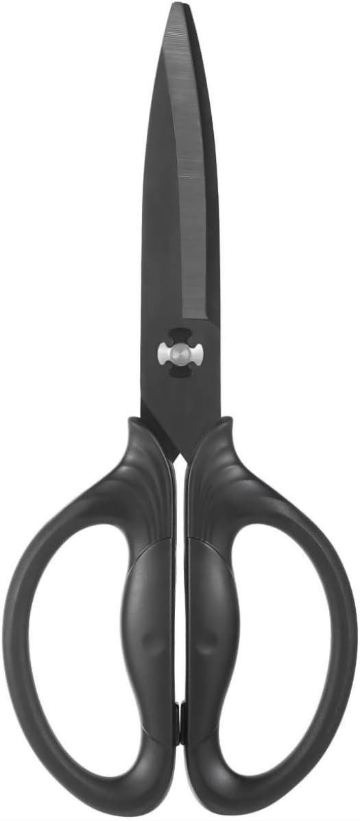 Heavy Duty Kitchen Scissors, Titanium Coated All Purpose Shears - Extra Sharp Detachable Blades for Poultry, Chicken Bones, Meat, Vegetables, Herbs | Micro Serrated & Ergonomic Handle by ARCHIKING