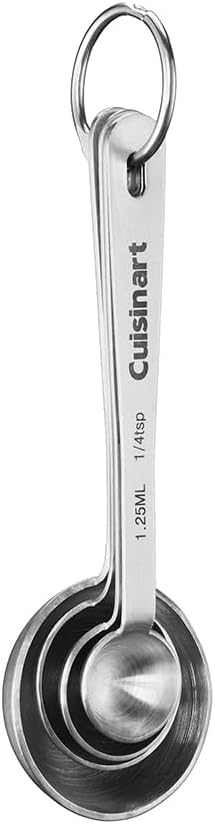 Cuisinart CTG-00-SMP Stainless Steel Measuring Spoons, Set of 4,Silver - Image 3