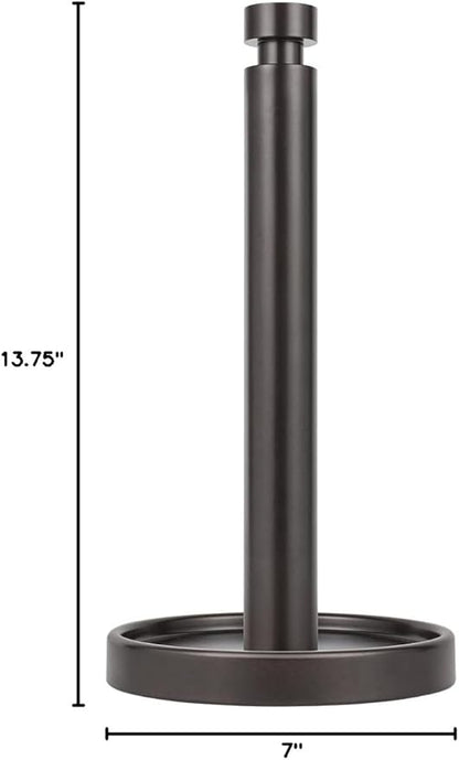 Ivilon Paper Towel Roll Stand - Steady and Easy Tear - Fits All Paper Towel Rolls - Oil Rubbed Bronze - Image 6