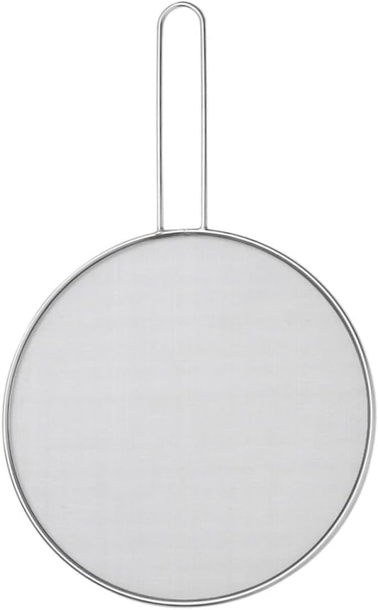 HIC Kitchen Splatter Screen, 18/8 Stainless Steel with Fine Mesh, 11.5-Inch, Fits Up To 10.5-Inch Pans by HIC