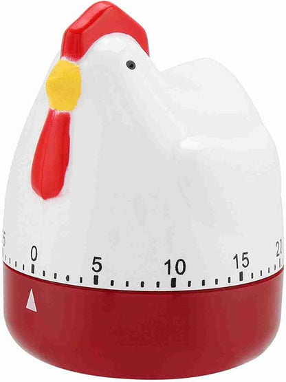 Kitchen Timer Cute, Lovely Egg Time Meter, Chicken Mechanical Wind up Timer for Cooking, Timing Reminder, Home Decor