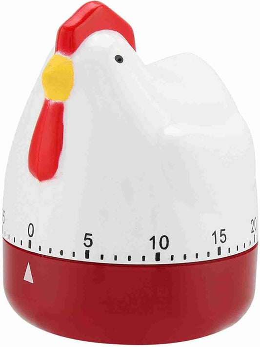 Kitchen Timer Cute, Lovely Egg Time Meter, Chicken Mechanical Wind up Timer for Cooking, Timing Reminder, Home Decor