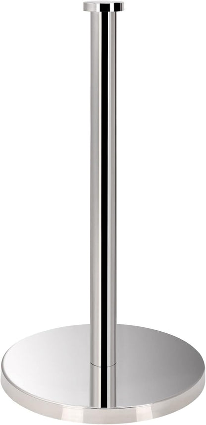 NearMoon Standing Paper Towel Holder, Kitchen Paper Towel Tissue Holder- for Bathroom Countertop, Standard or Jumbo-Sized Roll Paper (with Stainless Steel Base, Chrome Finish) by NearMoon