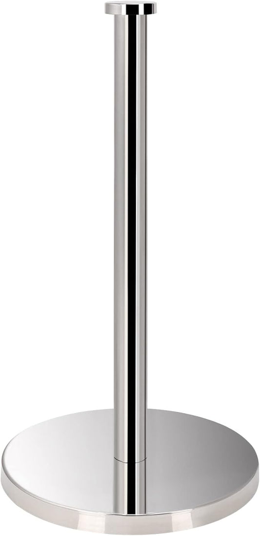 NearMoon Standing Paper Towel Holder, Kitchen Paper Towel Tissue Holder- for Bathroom Countertop, Standard or Jumbo-Sized Roll Paper (with Stainless Steel Base, Chrome Finish) by NearMoon