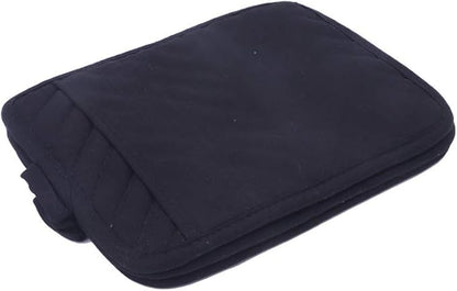 nyi Pot Holders for Kitchen Heat Resistant, Cotton Hot Pads for Kitchen Counter Table, Black Pot Holders with Pocket - Image 8