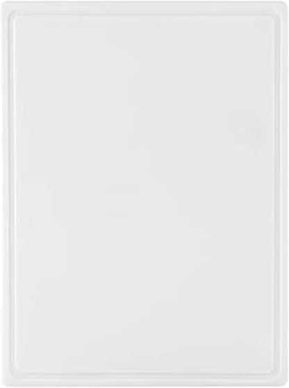 FARBERWARE Extra-Large Plastic Cutting Board, 15x20 Inch Dishwasher-Safe Chopping Board with Juice Groove, Non-Slip Surface, Durable, White by Farberware