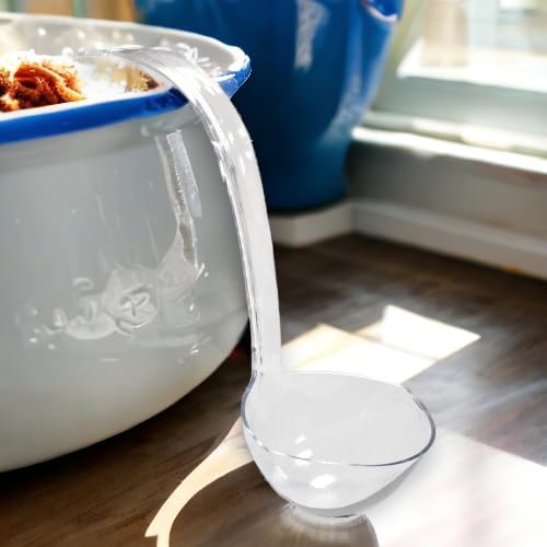 Lot of 2 Clear Plastic Punch Bowl Ladles 5 oz