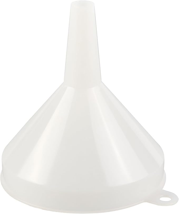 Restaurantware-Met Lux 8-ounce Plastic Funnel, 1 Plastic Funnel - Precise Spout, White Pouring Tool, Wide Spout, For Transferring Ingredients - Image 8