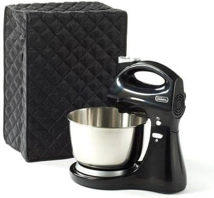 Covermates Keepsakes Stand Mixer Cover – Quilted Appliance Protector for Food Processors – Dust & Stain Resistant, Washable Slip‑On Design for Countertop Storage, Black