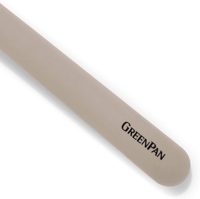 GreenPan Silicone Ultimate Fork, Mixing Stirring Serving, Cooking Kitchen Utensil, Flexible Rubber Nonstick Cookware, Rigid Steel Core, Heat-Resistant, Anti-Slip Handle BPA-Free Dishwasher Safe, Taupe - Image 5