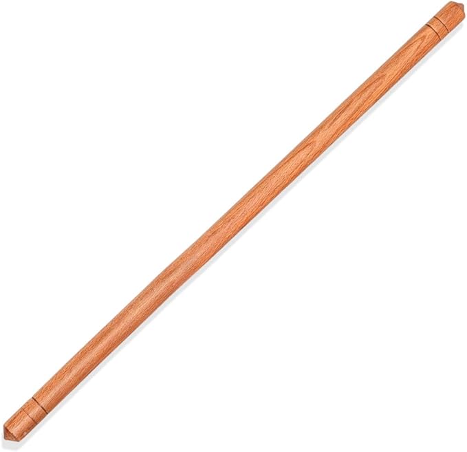 Beech Wood Non-Stick Oil Rolling Pin -Turkish Oklava-Infused Smooth Surface for Dough, Cookies, Pastry, Pizza & Bread – Traditional 18.7 Inch (48 cm) Kitchen Roller for Home & Professional Bakers by Quantity