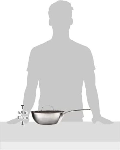 Cuisinart 735-24 Chef's Classic Stainless 3-Quart Chef's Pan with Cover - Image 3