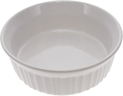 Corningware 24oz/708 ml Round French White Casserole Dish & F-24 24oz French White Lid