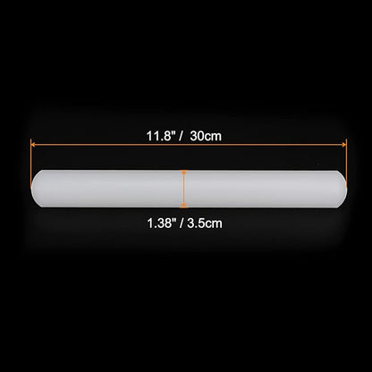 HARFINGTON Fondant Rolling Pin 12 Inch x 1.38 Inch PP Plastic Non-Stick Fondant Roller Dough Roller Kitchen Decorating Tools for Fondant Cookie Pastry Pizza Clay Dough