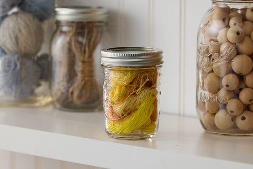 Ball Regular Mouth Glass Mason Jars with Lids and Bands, Used for Canning (Half Pint, 8 Ounce (Pack of 6)) - Image 5