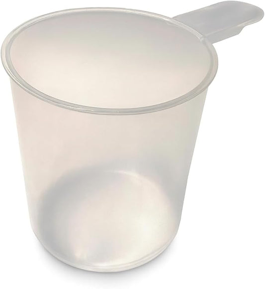 3/4 Cup (6 Oz. | 175 mL) Short Handle Scoop for Coffee, Protein Powder, Pet Food, Spices, Grains and Dry Goods – Plastic Food-Grade, BPA-Free Measuring Cup (Pack of 5) by Supplement+and+Supply