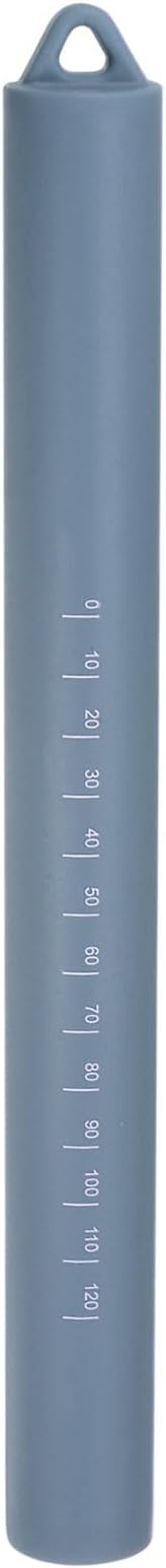 HARFINGTON Silicone Rolling Pin 10" Silicone Surface Non-Stick Stainless Steel Inner Core Dough Roller Kitchen Roller for Baking Pastry Pizza Fondant Bread, Blue