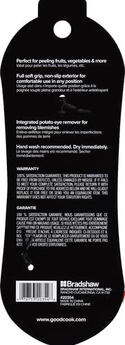 Goodcook Straight Blade Y-Shaped Peeler, Black - Image 3