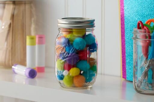 Ball Regular Mouth Glass Mason Jars with Lids and Bands, Used for Canning (Pint, 16 Ounce (Pack of 4)) - Image 4