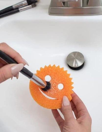 Scrub Daddy Colors Sponge Set, FlexTexture, 3ct Pack of 2 | Temperature Responsive | Deep Cleaning | Dishwasher Safe | Multi-use - Image 9