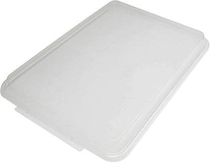 TrueCraftware- Half Size Polypropylene Sheet Pan Cover Clear Color Set of 2- Sheet Pan Cover for Baking Tray Baking Pans for Cookies and Cakes Perfect for Home Bakery and Restaurants