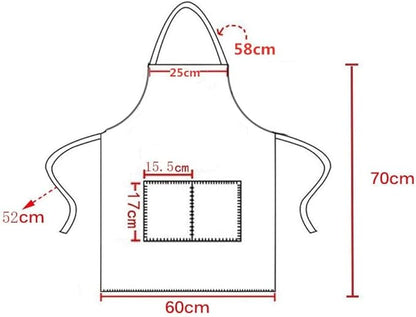 12 Pcs Bib Bulk Hot Pink Aprons for Women Men Adult Girls Unisex with 2 Pockets, Baking Cooking Kitchen Painting Apron (Pink,12 pcs) - Image 5