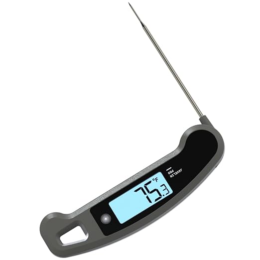 Lavatools Javelin® PRO Classic Ultra-Fast 2-Second Professional Digital Instant Read Meat Thermometer for Grill and Cooking, Auto-Rotating Backlit Display, IP65 Water Resistant, NSF Certified – Sesame - Image 2