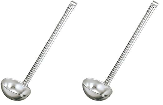 American Metalcraft 6 Oz. 1-Piece Ladle, Stainless Steel (L1106) (76275) (Pack of 2) by AmericanMetalcraftInc