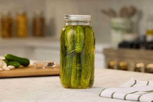 Ball Wide Mouth Half Gallon 64 Oz Jars with Lids and Bands, Set of 6 (2 Pack), WM), Clear - Image 4