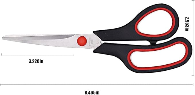 Scissors, Multipurpose office Scissors,8.5 Inch Ultra Sharp Shears, Comfort-Grip Handles Household scissors，Sturdy Sharp Craft Supplies - Pack of 5, Right/Left Hande - Image 2