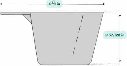 5 Oz. (2/3 Cup | 150 mL) Scoop for Coffee, Protein Powder, Pet Food, Spices, Grains and Dry Goods – Plastic Food-Grade, BPA-Free Measuring Cup (Pack of 1) - Image 2