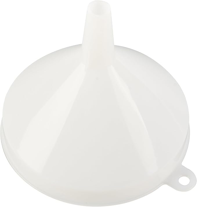 Restaurantware-Met Lux 16-ounce Plastic Funnel, 1 Plastic Funnel - Precise Spout, White Pouring Tool, Wide Spout, For Transferring Ingredients by Restaurantware