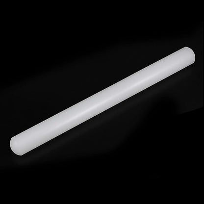 HARFINGTON Fondant Rolling Pin PP 50cm x 2.5cm Non Stick for Baking White