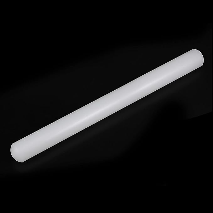 HARFINGTON Fondant Rolling Pin 20 Inch x 1.38 Inch PP Plastic Non-Stick Fondant Roller Dough Roller Kitchen Decorating Tools for Fondant Cookie Pastry Pizza Clay Dough