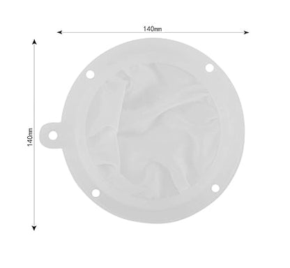 5-Inch Food Grade Stainless Steel Kitchen Funnel with 200 Mesh Food Filter Strainer for Transferring of Liquid Dry Ingredients and Metal Cooking Funnel - Image 4