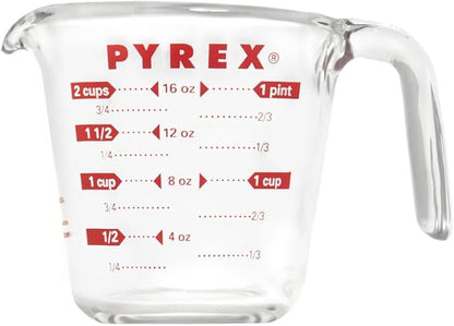 Pyrex Prepware 6001075 Measuring Cup, Red Graphics, Clear - Image 6