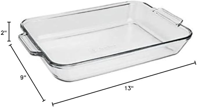 Anchor Hocking 81935OBL11 Oven Basics Bake Dish, 3 quart, Clear - Image 2