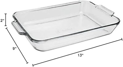 Anchor Hocking 81935OBL11 Oven Basics Bake Dish, 3 quart, Clear - Image 2