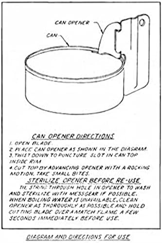 P-38 Can Opener & P-51 Can Opener with Chains, US Shelby, Stainless Steel openers Stamped with US Shelby Co. - Image 3