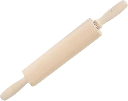 Rolling Pin, 13.8 Inch Wood for Kneading the Dough of Baking Bread, Pizza, Cookie, Noodles (L) by YIKANGHENG